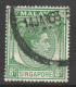 Singapore Scott 8 - SG21a, 1948 George VI 8c Green Perf 17.1/2 X 18 Used - Singapur (...-1959)