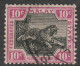 Malaya Federated States FMS Scott 31 - SG43, 1904 Leaping Tiger 10c Used - Federated Malay States