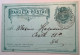 ADVERTISEMENT UNION HELVETICA 1894Santiago Chile 1c Postal Stationery Card (Schweizer Heimat-Verein Schützenfest Pic-nic - Chili