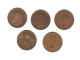 616/ Grande-Bretagne :  5 X 1/2 Penny : 1917 - 1921 - 1944 - 1948 - 1967 - Otros & Sin Clasificación