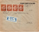 Israel 1952-1954 Interesting Post Marks Lot Of 5 Registered Cover II - Lettres & Documents