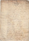 Manuscrit - Acte De Justice - Feuillet Double - 1782 - Manuscripts