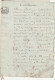 Manuscrit - Acte De Justice - Feuillet Double - SAINTE MENEHOULD - BELVAL -  Messidor An 10 - Manuscripts