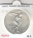 CR3272 MONEDA PANAMA 5 BALBOAS 1970 MBC PLATA - Andere - Amerika