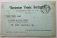 ADVERTISEMENT DEUTSCHER VEREIN GERMANIA 1894 Conception Chile 1c Postal Stationery Card (theater Tanz Dance  Theatre - Chile