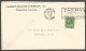 1928 Massey Harris Company Corner Card Cover 2c Admiral Slogan Toronto Ontario - Histoire Postale