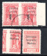 2677. GREECE, THRACE 1920 VERY NICE ERRORS LOT MNH/USED - Thrace