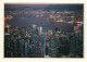 Hong Kong - Less Immeubles Des Centres De Victona Et Kowloon Balisent De Leurs Millions De Lumières La Baie De Hong Kong - China (Hong Kong)