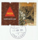 Portugal 2014 Café Timor Lettre Premier Jour Timbre Avec Vignette Café Delta Coffee East Timor Corporate Tab Cover - Briefe U. Dokumente