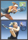 Estonian Tennis 100  2022 Estonia  Sheet 2 Maxicards Mi BL56 Kontaveit, Kanepi - Tennis