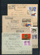 RUSSIA LOT 10 COVERS STAMPS AT REVERSE - Storia Postale