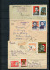RUSSIA LOT 10 COVERS STAMPS AT REVERSE - Covers & Documents