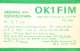 QSL Card Czechoslovakia Radio Amateur Station OK1FIM Y03CD Vlastimil Srajbr - Radio Amatoriale