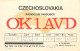 QSL Card Czechoslovakia Radio Amateur Station OK1AVD Y03CD V. Dusanek - Radio Amateur