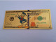 BANKNOTE / GOLDFOIL BILJET/DISNEY  /ONE MILION DOLLARS/ DONALD DUCK  / SOUVENIR BILJET / UNC ** Goldfoil 028 ** - Other & Unclassified