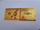 BANKNOTE / GOLDFOIL BILJET /DISNEY /ONE MILION DOLLARS/ DAISY  DUCK  / SOUVENIR BILJET / UNC ** Goldfoil 029 ** - Andere & Zonder Classificatie