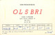 QSL Card Czechoslovakia Radio Amateur Station OL5BRI Y03CD 1987 Pavel - Radio Amateur