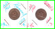 ALEMANIA – GERMANY - ( REPUBLICA FEDERAL ) 2 MONEDAS DE 2.- PFENNING . AÑO 1965  CECAS - D-F.. - 2 Pfennig