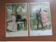 Delcampe - Doos Met 629 Oude Postkaarten: Wens - Fantasie - Humor (zie Enkele Foto's) 2kg400 - 500 Postcards Min.