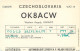 QSL Card Czechoslovakia Radio Amateur Station OK8ACWS Y03CD 1983 Vlad - Radio Amateur