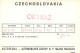 QSL Card Czechoslovakia Radio Amateur Station OK1KAZ Y03CD 1984 - Radio Amateur