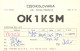 QSL Card Czechoslovakia Radio Amateur Station OK1KSM Y03CD 1983 - Radio Amateur