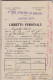 MILITARE - MILITARY -R. ESERCITO ITALIANO -  LIBRETTO PERSONALE - II° REGG. ARTIGLIERIA DA CAMPAGNIA PLOTONE MISTO 1916 - Guerre 1914-18