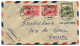 Congo Lusambo Oblit. Keach 8A1-Dmyt/y Sur C.O.B. 261 (x2) + 262 Sur Lettre Vers Bruxelles Le 30/03/1946 - Storia Postale