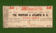 USA Note CIVIL WAR ERA The Western & Atlantic R. R. 50 Cents 1862 Atlanta, Georgia Red-Train - Confederate Currency (1861-1864)
