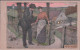 Paul Hey Illustrateur, Abschied, Couple, Cachet Ovale Bahnpost, Salzungen- Geisa, Litho (29.7.1907) - Hey, Paul