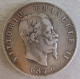 5 Lire 1870 M Milan, Vittorio Emanuele II , En Argent - 1861-1878 : Victor Emmanuel II.