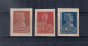 Russia 1923, Michel Nr 230II-31II And 234II, MLH OG - Used Stamps