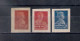 Russia 1923, Michel Nr 230II-31II And 234II, MLH OG - Gebruikt