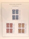 VATICANO 1963/1978 PAOLO VI GIRO COMPLETO IN QUARTINE MONTATO SU 3 ALBUM POSTIGLIONE ** MNH - Unused Stamps