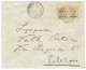 4 Nov. 1943 - Cover From MESSINA To Palermo Fr. Pair Of ITALY / 25 Cent. Back CENSURA - Britisch-am. Bes.: Sizilien