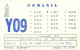 QSL Card ROMANIA Radio Amateur Station YO9CMC 1987 Radu - Radio Amatoriale