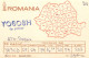 QSL Card ROMANIA Radio Amateur Station YO6OBH 1989 Stefan - Amateurfunk