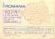 QSL Card ROMANIA Radio Amateur Station YO7IV 1989 Ion Lefter - Radio Amateur