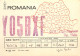 QSL Card ROMANIA Radio Amateur Station YO5BXF 1986 Nelu - Radio Amatoriale