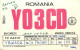 QSL Card ROMANIA Radio Amateur Station YO3CD 1986 Mar - Amateurfunk