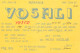 QSL Card ROMANIA Radio Amateur Station YO5ALI 1986 Nicu - Radio Amatoriale