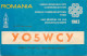 QSL Card ROMANIA Radio Amateur Station YO5WCY 1983 - Radio Amatoriale