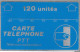 CARTE²°-HOLOGRAPHIQUE-120U-A 15-BLEU Texte Blanc-N° Endroit -Série F5067719-Non Utilisé-TBE-RARE - Télécartes Holographiques