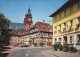 72247216 Amorbach Miltenberg Marktplatz Mit Pfarrkirche St Gangolf  - Amorbach