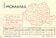 QSL Card ROMANIA Radio Amateur Station YO8RAW Romica Lazanu 1986 - Radio Amatoriale