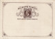 BRAZIL 1881 POSTCARD UNUSED - Postal Stationery