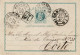 BRAZIL 1887 POSTCARD SENT FROM CAMPINAS - Postal Stationery