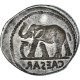 Jules César, Denier, 49-48 BC, Atelier Militaire, Frappe Incuse, Argent, NGC - Röm. Republik (-280 / -27)