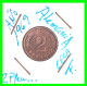 ALEMANIA – GERMANY - ( REPUBLICA FEDERAL )  MONEDA DE 2.- PFENNING . AÑO 1969  CECAS - F-.KM-106 - 2 Pfennig