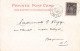 Port Said Timbre N°7 Cachet Poste Maritime Paquebot Français N°5 Ligne T 1900 Sur Carte Postale Sidney - Briefe U. Dokumente